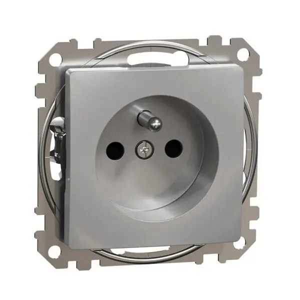 Výhodná Nabídka SCHNEIDER SDD113011 SEDNA Zásuvka 230V 16A clonky šroubová, alu