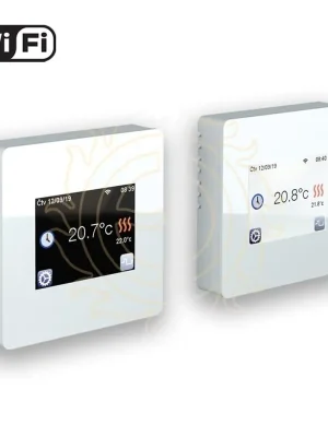 Zlevněný Termostat podlahový dotykový FENIX TFT WiFi programovatelný, displej z mléčného skla