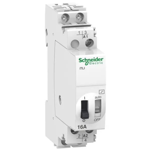 Omezená Nabídka SCHNEIDER A9C30815 Impulzní relé LI 16A 1ZAP 1VYP 230V AC 50-60Hz 110V DC
