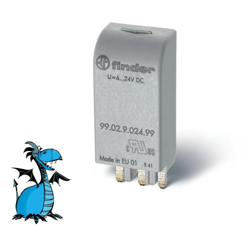 Nejlepší Cena Modul FINDER 99.02.9.024.99 LED+OD+DPP 6-24VDC