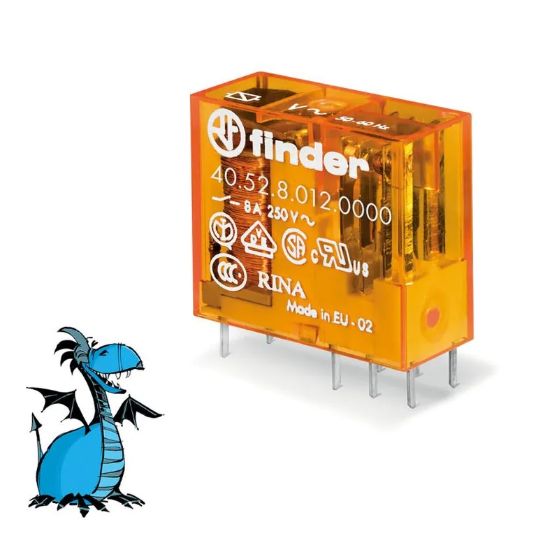 Relé FINDER 40.52.8.012.0000 8A 12VAC Top Prodej