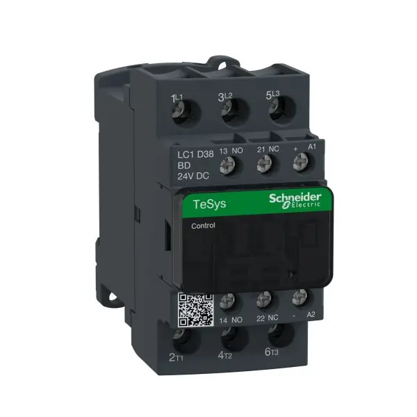 SCHNEIDER LC1D38BD Stykač 38A 1"Z" +1"V" 24VDC, s odruš.modulem Ověřený