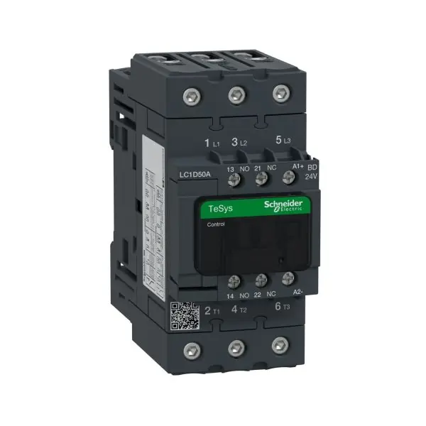 SCHNEIDER LC1D50ABD 3P Everlink stykač AC3 440V 50A cívka 24VDC Omezená Nabídka
