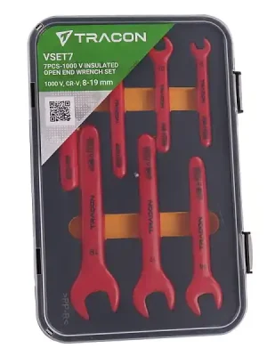 Tracon VSET7 7 dílná sada Vidlicové klíče s izolací do 1000 V Kup Teď