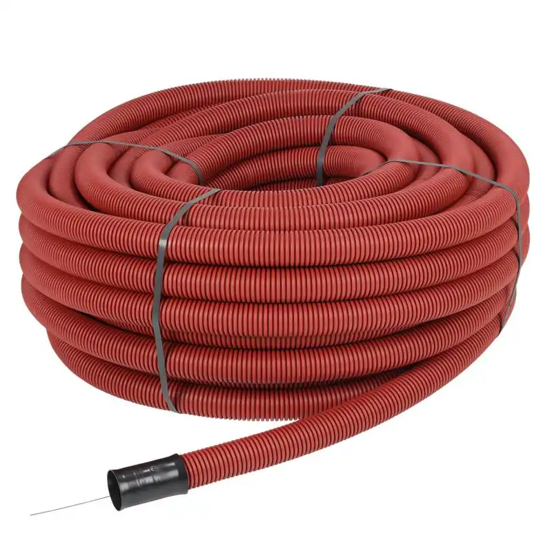 Cenově Výhodný Trubka ohebná FRAENKISCHE KABUFLEX R 90 červená 90/75mm 450N (50m)