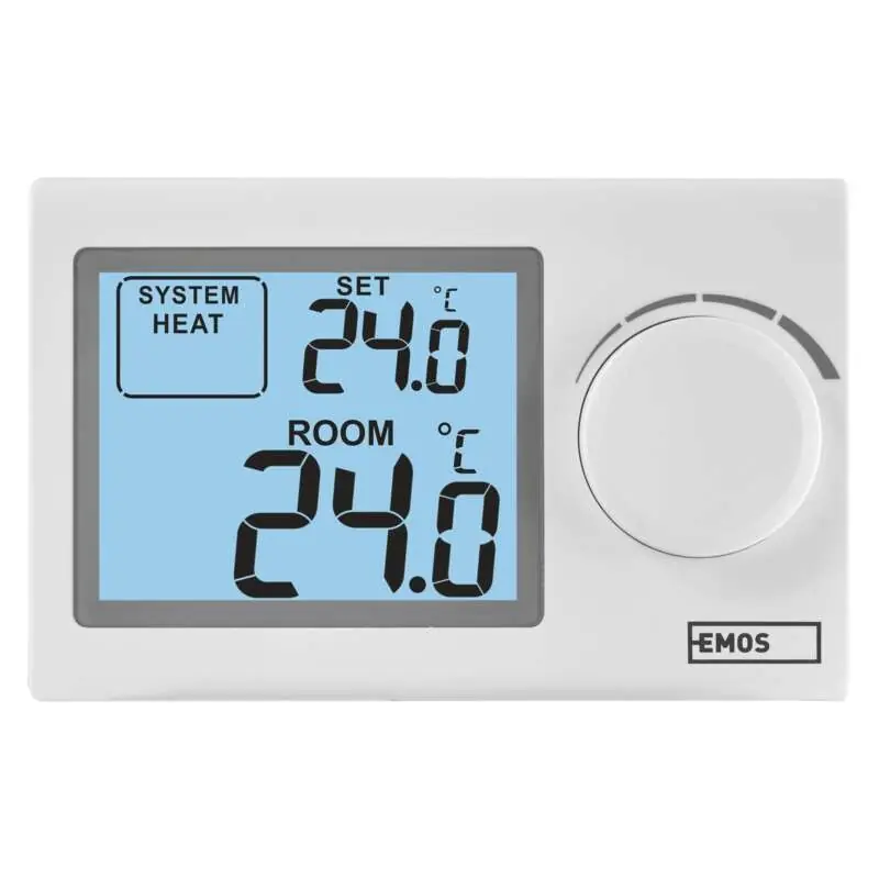 EMOS P5604 Termostat drátový, LCD displej, manuální ovládání Akční Cena