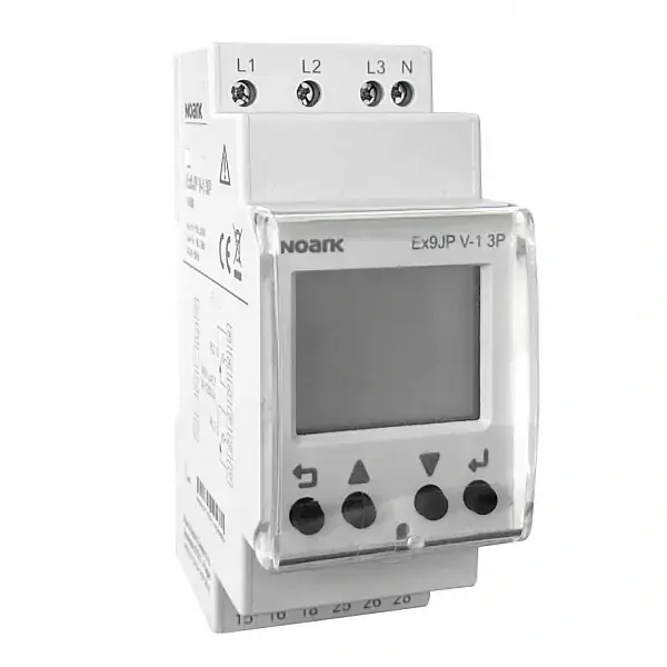 NOARK 114568 Ex9JP V-1 3P Relé pro monitorování napětí ve 3P s LCD displejem Horká Nabídka