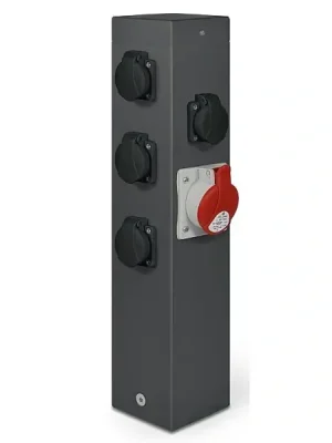 Zásuvkový sloupek SEZ RS-16-4-1653 Energo sloupek 4x230V + 1x1653-400V Ihned K Objednání