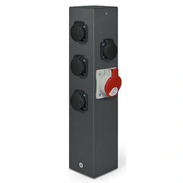 Zásuvkový sloupek SEZ RS-16-4-1653 Energo sloupek 4x230V + 1x1653-400V Ihned K Objednání