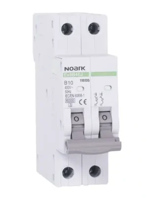 NOARK 110735 Ex9B40J 2P B10 Úzký instalační jistič 27 mm, 6 kA, char. B, 10 A, 2pól Zlevněný