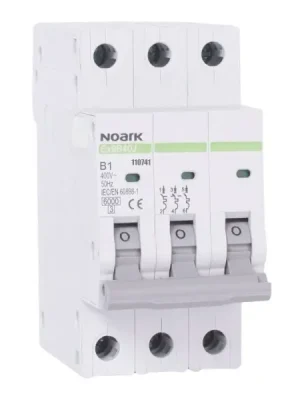 NOARK 110741 Ex9B40J 3P B1 Úzký instalační jistič 40,5 mm, 6 kA, char. B, 1 A, 3pól Bezpečná Platba