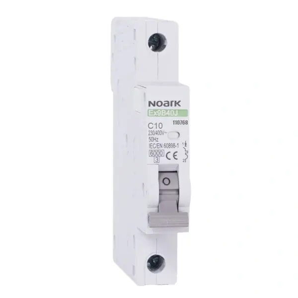 NOARK 110768 Ex9B40J 1P C10 Úzký instalační jistič 13,5 mm, 6 kA, char. C, 10 A, 1pól Pouze Dnes
