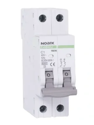 NOARK 110774 Ex9B40J 2P C1 Úzký instalační jistič 27 mm, 6 kA, char. C, 1 A, 2pól Aktuální