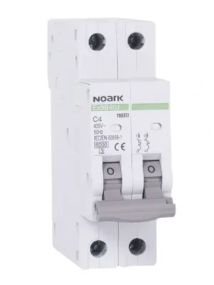 NOARK 110777 Ex9B40J 2P C4 Úzký instalační jistič 27 mm, 6 kA, char. C, 4 A, 2pól Přímo Od Výrobce