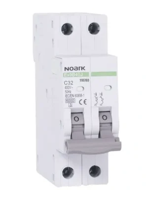Nejprodávanější NOARK 110783 Ex9B40J 2P C32 Úzký instalační jistič 27 mm, 6 kA, char. C, 32 A, 2pól
