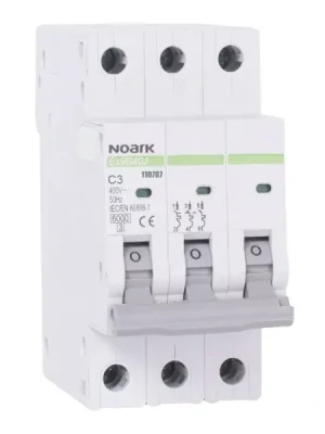NOARK 110787 Ex9B40J 3P C3 Úzký instalační jistič 40,5 mm, 6 kA, char. C, 3 A, 3pól Sleva