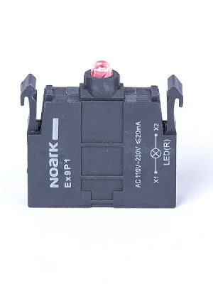 NOARK 105591 Ex9P1 LEDr 110V-230V AC LED jednotka pro Ex9P1, červená, 110-230VAC/DC Víkendová Akce