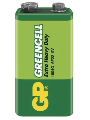 Dokud Zásoby Vydrží Baterie GP Greencell 9V (6F22), fólie 1ks