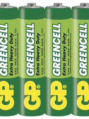 Jen Po Omezenou Doba Baterie GP Greencell AAA (R03), fólie 4ks