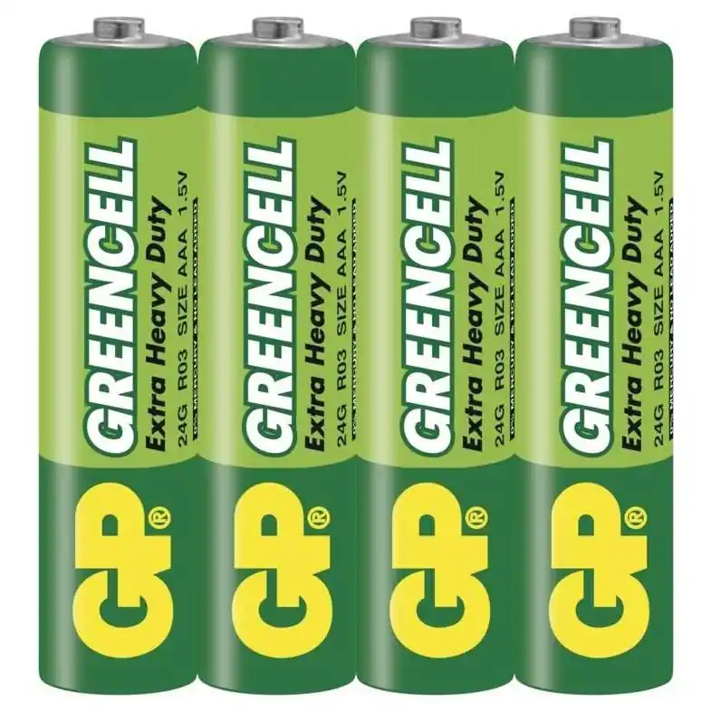 Jen Po Omezenou Doba Baterie GP Greencell AAA (R03), fólie 4ks