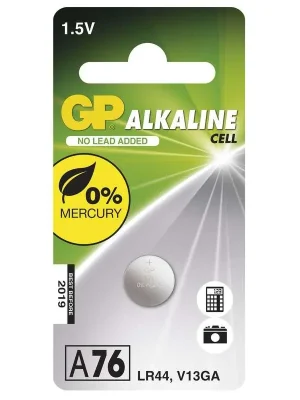 Knoflíková baterie GP A76F (LR44), blistr 1ks Cenová Bomba