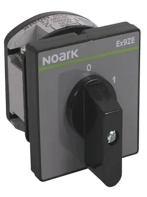 Noark 114260 Ex9ZE2-50/1P SW Otočný vačkový spínač, 2 polohy, In=50A, 1 fáze, Zapnutí-Vypnutí 0-1 Ihned K Objednání