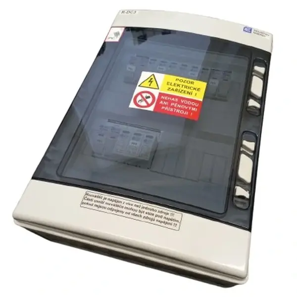 Akce Kompletní DC nástěnná rozvodnice pro FVE Industry Energy R-DC3 pro 3 stringy IP65
