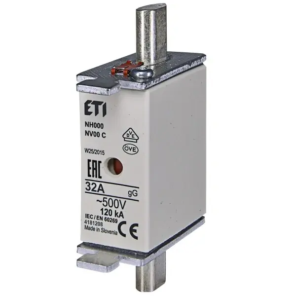 ETI 004181208 Pojistka nožová NV 00 C KOMBI 500V 32A gL-gG Kup Teď