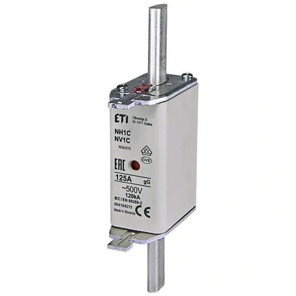 Horká Nabídka ETI 004184215 Pojistka nožová NV1 C KOMBI 500V 125A gL-gG
