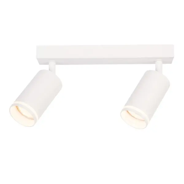 Tracon SPGU10LMA2W Stropní nastavitelné bodové svítidlo, bílé 100-240VAC, 50Hz, 2xGU10, max.2x35W Nejlepší Volba