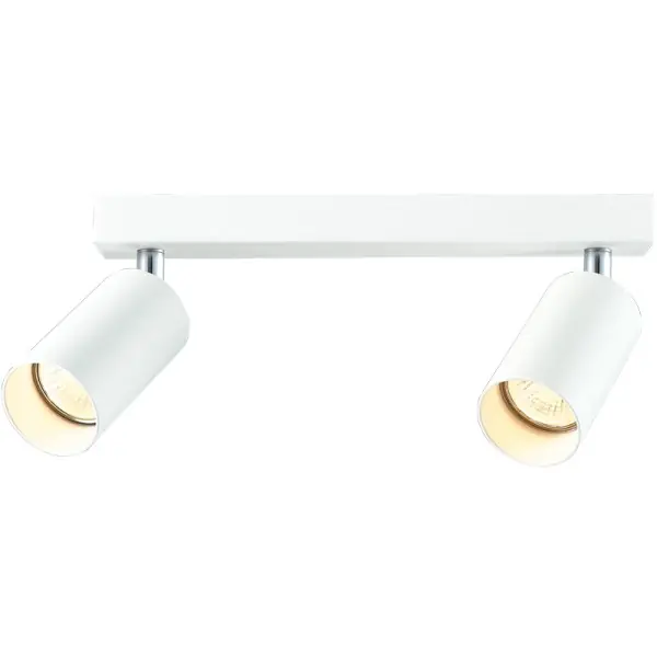 Tracon SPGU10MA2W Stropní nastavitelné bodové svítidlo, bílé 100-240VAC, 50Hz, 2xGU10, max.2x35W Nejlepší Volba