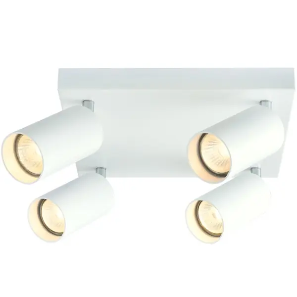 Sleva Tracon SPGU10MAN4W Stropní nastavitelné bodové svítidlo, bílé 100-240VAC, 50Hz, 4xGU10, max.4x35W