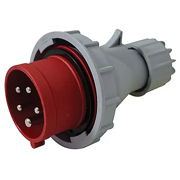 Vysoce Kvalitní Tracon TICS-0152PF Spojovací průmyslová vidlice s možností změny sledu fází 16A, 400V, 3P+N+E, 6h, IP67