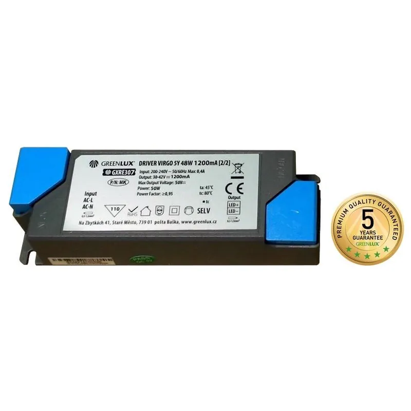 Super Cena GREENLUX DRIVER LED 48W 1200MA GXRE307