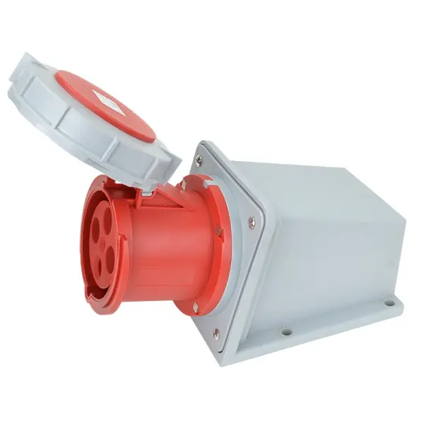 Tracon TICS-144 Nástěnná průmyslová zásuvka 125A, 400V, 3P+E, 6h, IP67 Super Cena