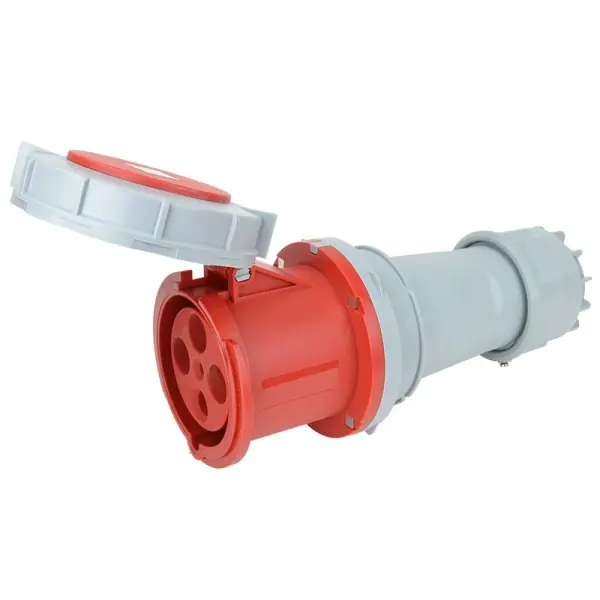 Bezpečná Platba Tracon TICS-244 Spojovací průmyslová zásuvka, s přech.se zvýšeným krytím 125A, 400V, 3P+E, 6h, IP67