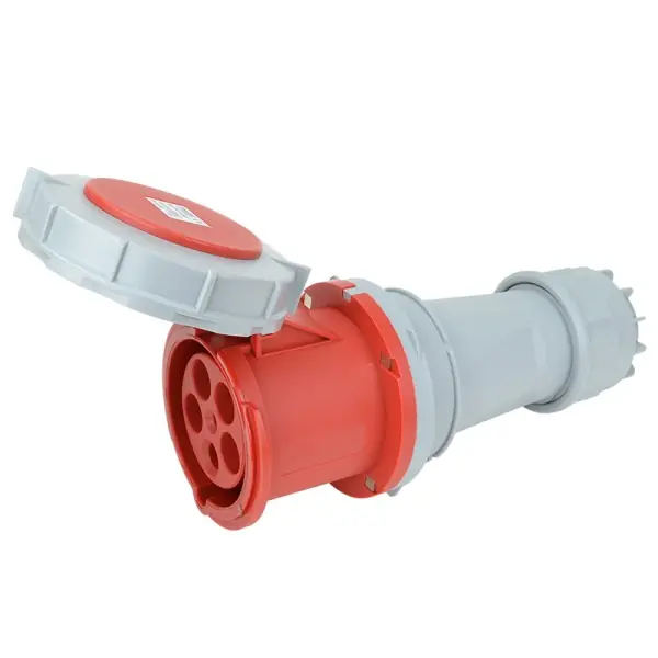 Tracon TICS-245 Spojovací průmyslová zásuvka, s přech.se zvýšeným krytím 125A, 400V, 3P+N+E, 6h, IP67 Přímo Od Výrobce