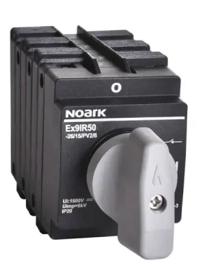 Top Prodej NOARK 113556 Ex9IR50-50/11/PV2/6 EU DC Otočný odpojovač 1100V DC, 50A, 6P