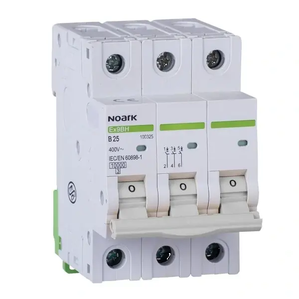 Tovární Cena Noark 100410 Ex9BH 3P C8 Instalační jistič 10 kA, charakteristika C, 8 A, 3pól