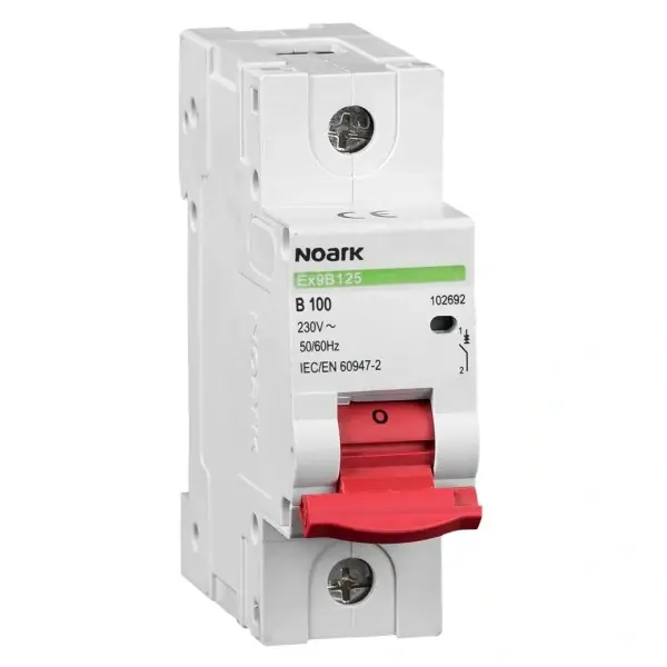 Horká Nabídka NOARK 102711 Ex9B125 1P D80A Instalační jistič 20 kA,D,80A,1-pól