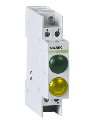 Noark 102466 Ex9PD2gy 24V AC/DC Světelné návěstí, 230V AC/DC, 1 zelená LED a 1 žlutá LED Výprodej