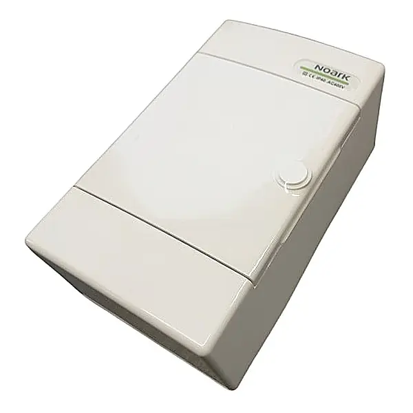 Akce Noark 110817 PNS 4W Plastová rozvodnice, bílé dveře, montáž na omítku, IP40, 1 řada, 4 moduly