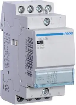 Značkový HAGER STYKAČ ESC426 25A, 4R, 230V