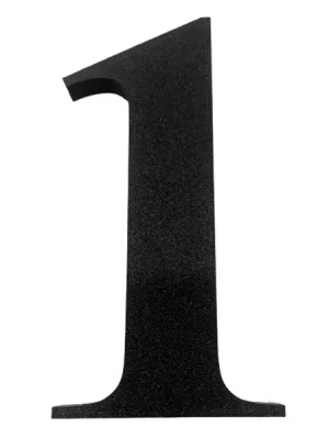 Domovní číslo popisné 1 na zateplenou fasádu barva černá, výška 170 mm Oblíbený