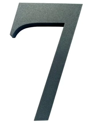 Zlevněný Domovní číslo popisné 7 na zateplenou fasádu barva antracit, výška 170 mm