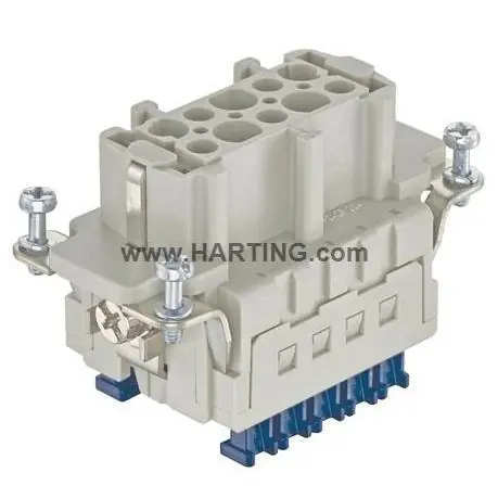 HARTING VLOŽKA HAN 10ES PRESS CAGE CLAMP ZÁSUVKA 10+PE 16A 0,14-2,5MM2 09330102748 Aktuální
