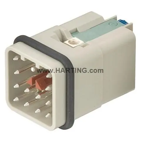 HARTING VLOŽKA HAN Q12 KRIMPOVACÍ VIDLICE 12+PE 10A 0,14-2,5MM2 09120123001 Vrácení Zdarma