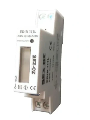 Odeslání Ihned SEZ EDIN 111L Elektroměr 5-45 A, 1 tarif, 1 fázový, LCD displej, 1M/DIN