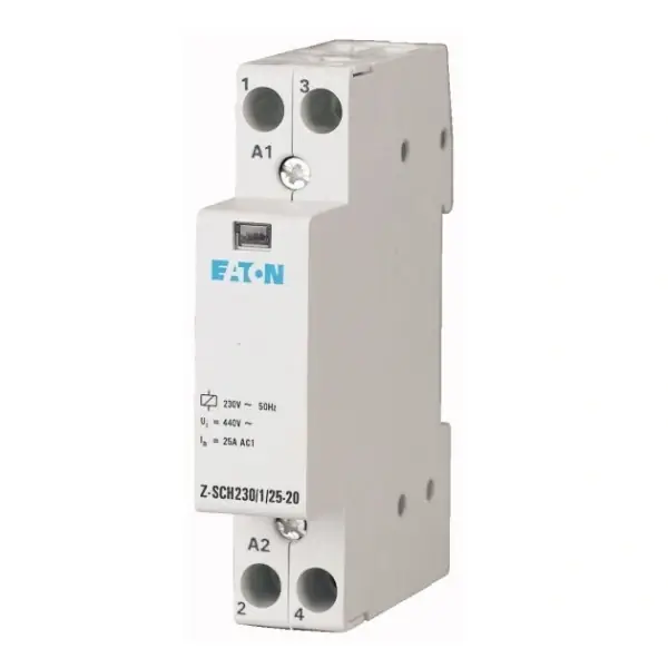 Nejlepší Volba EATON 120853 Z-SCH230/1/25-20 Instalační stykač, 230V/AC, 25A, 2zapínací kontakt