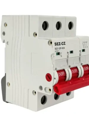 Sezónní Sleva Modulární spínač SEZ SD73-40 trojpólový, 25 A, 6 kA